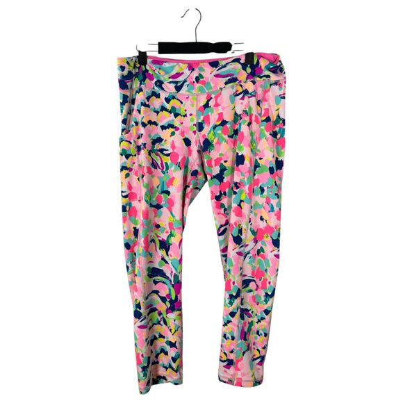 Lilly Pulitzer Luxletic Weekender Capri Leggings 27652 Women's Size XL - Picture 1 of 3